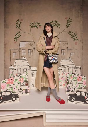 Cath Kidston, PADDINGTON STRIPE CROSS-BODY BAG . - Umhängetasche - navy