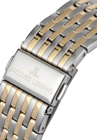 Jacques Lemans LONDON - Pulkstenis ar hronogrāfu - steel brick silver coloured - gold coloured