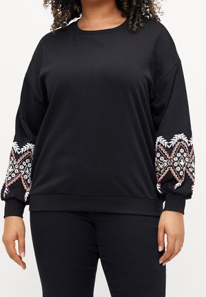 Sweatshirt - black