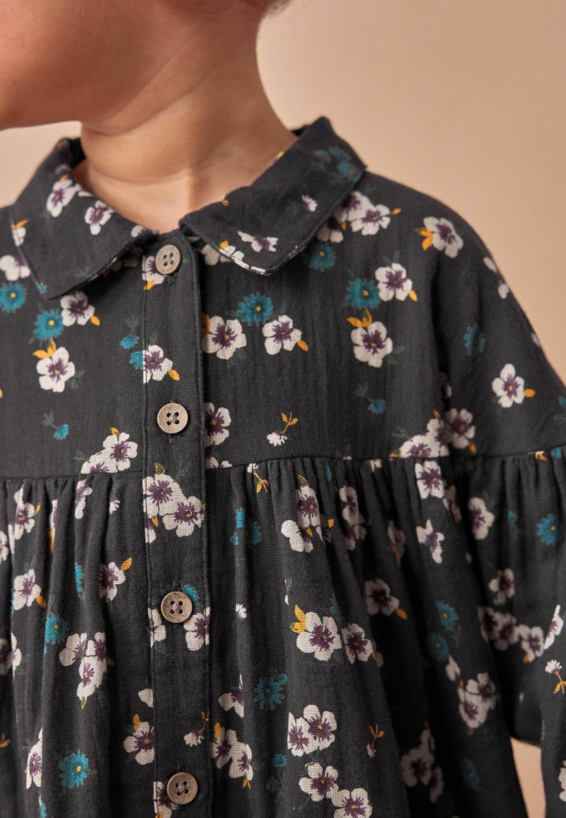 Next Skjortekjole - black floral
