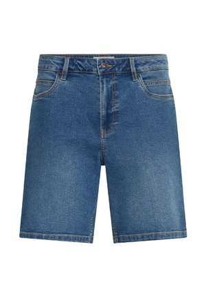 Solid, SDPAYTON STRAIGHT FIT - Jeansshort - middle blue denim