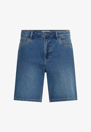 Solid, SDPAYTON STRAIGHT FIT - Jeansshort - middle blue denim