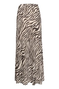 Gestuz ZOFIA SKIRT - Saia comprida - black/white
