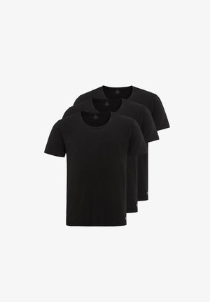 camel active UNDERSHIRT 3 PACK - Undertrøjer - black