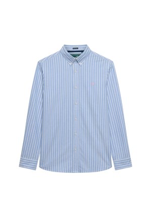 Superdry & Co, CLASSIC OXFORD LONG SLEEVE - Skjorter - broker blue stripe