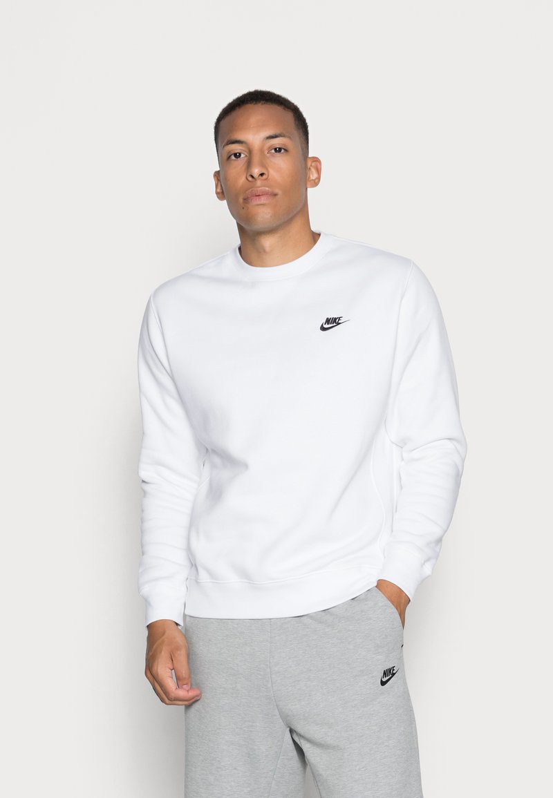 Nike Sportswear CLUB - Sweatshirt - white - Zalando.co.uk