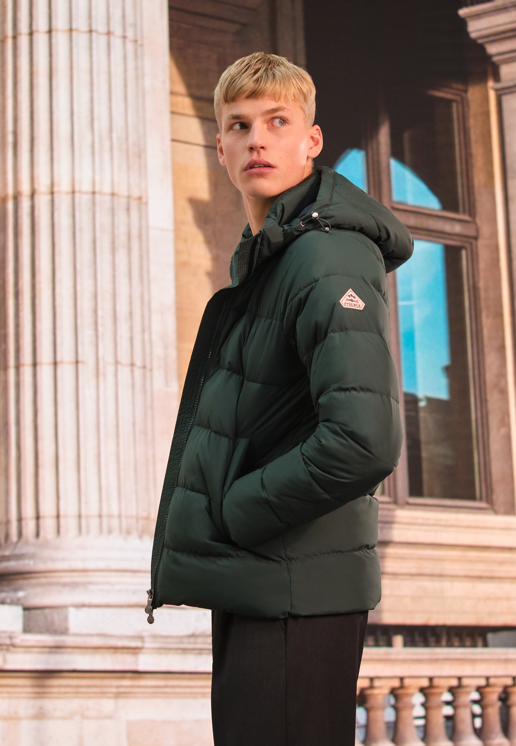 Pyrenex Green Spoutnic Coat Pyrenex Coat Green Pyrenex Coat