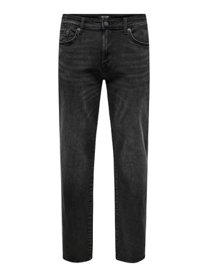 Only & Sons, Regular fit ONSWEFT Mid waist - Straight leg jeans - washed black