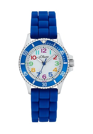 MIT SILIKON BAND - Montre - blau