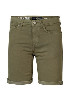 Jeansshort - dusty army