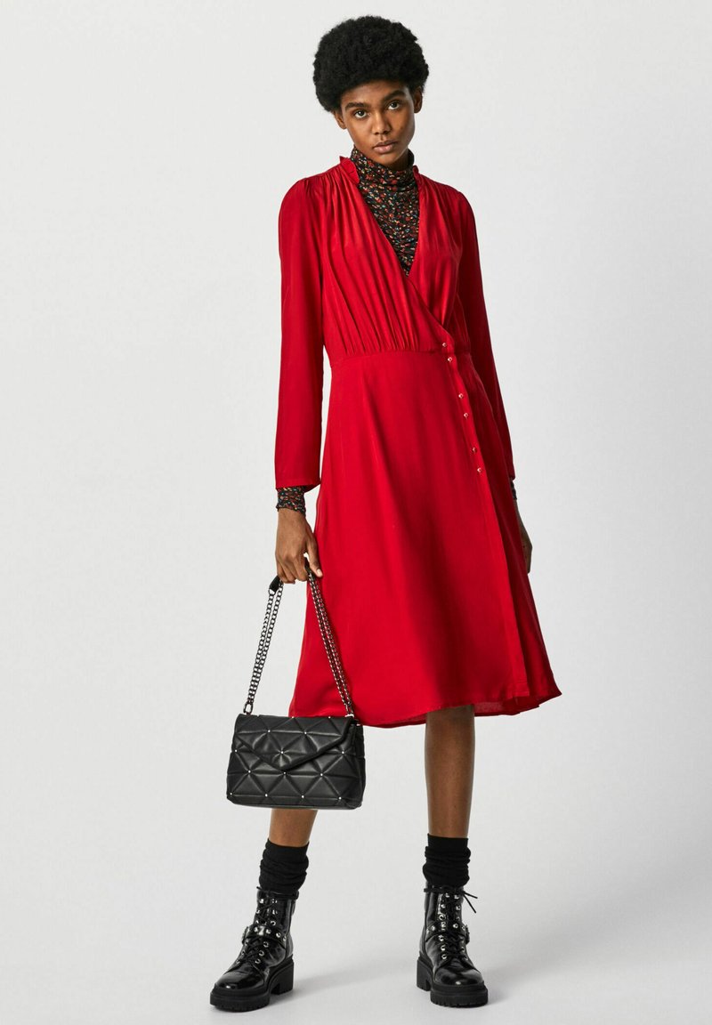 Pepe Jeans Blousejurk rood