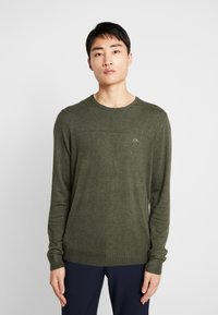 Lindbergh - ROUND NECK - Neule - army Pienoiskuva 1