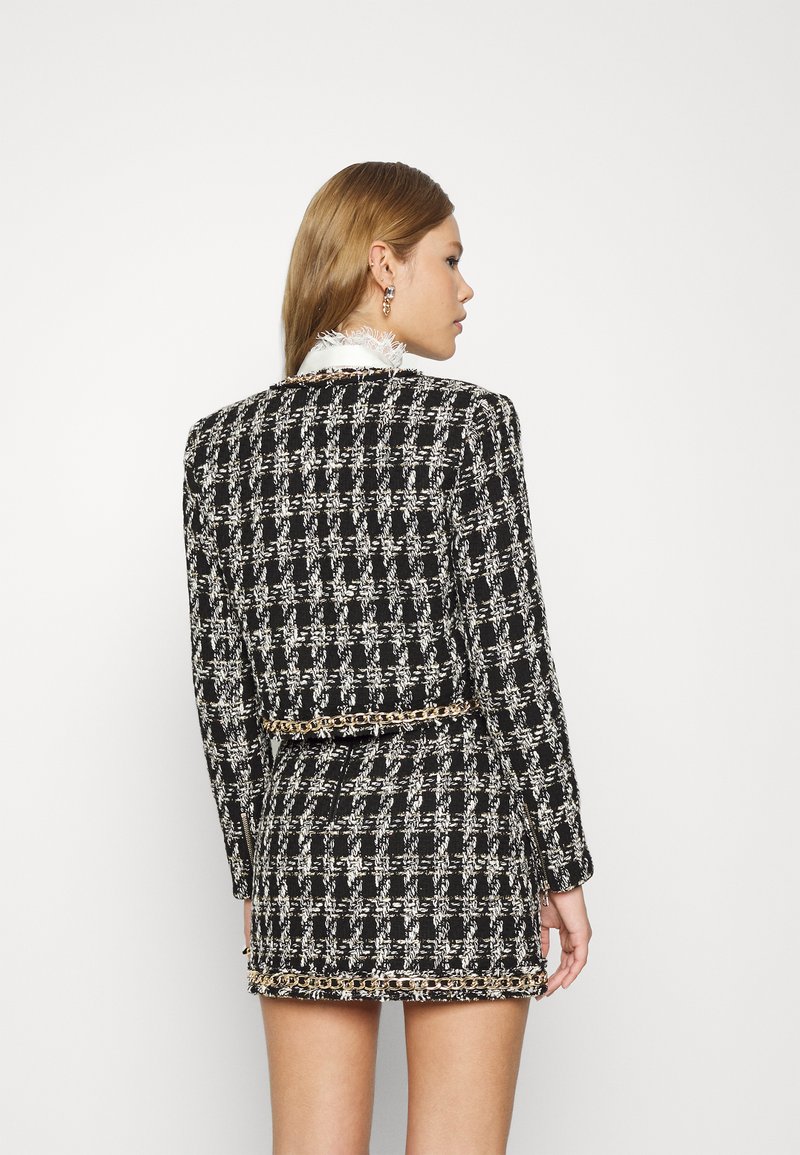 Damen Bekleidung | Alice + Olivia ZETA CHAIN TRIM Leichte Jacke black/white/schwarz - DK59769 Damen Bekleidung | Alice + Olivia ZETA CHAIN TRIM Leichte Jacke black/white/schwarz - DK59769