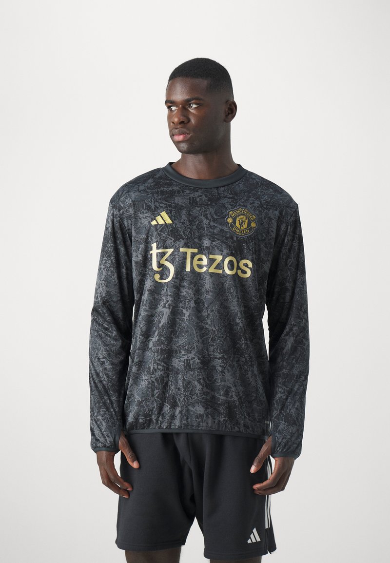 adidas Performance MANCHESTER UNITED WARM - Vereinsmannschaften - black ...