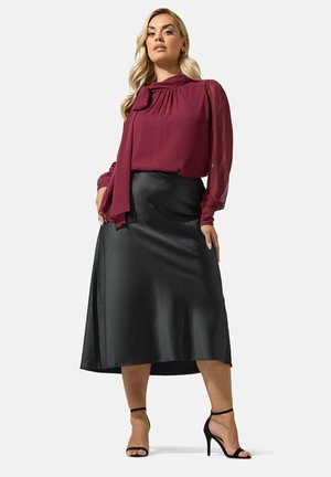 Yours Clothing, PLUS SIZE MAXI SKIRTS - Jupe trapèze - black