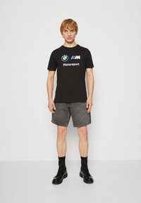Puma BMW MMS ESS LOGO - Marškinėliai su spaudiniu - black