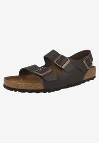 Birkenstock Sandaalit nilkkaremmillä - dark brown