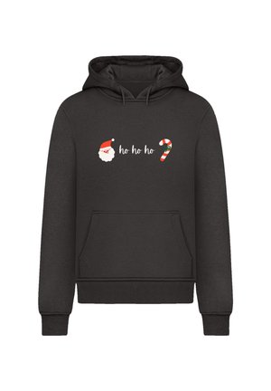 HO HO HO WEIHNACHTEN - Kapuzenpullover - schwarz