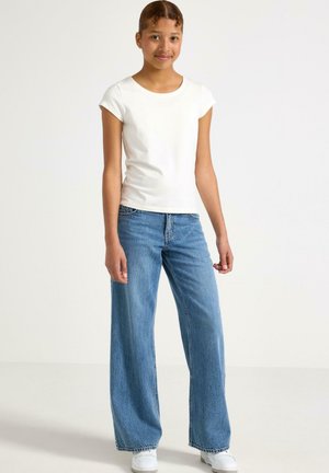 Lindex, WIDE, niebieski denim