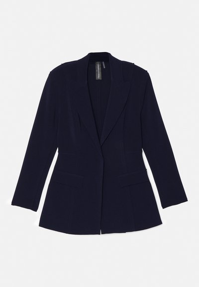 Norma Kamali SINGLE BREASTED BOY FIT RIDING JACKET - Manteau court - true navy