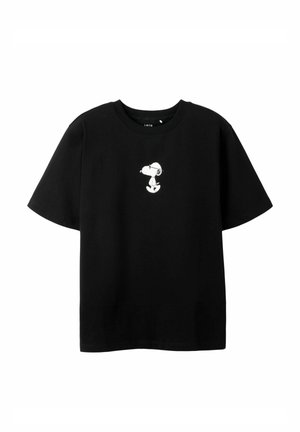 LMTD, T-SHIRT SNOOPY LOOSE FIT UNISEX - T-shirt imprimé - black