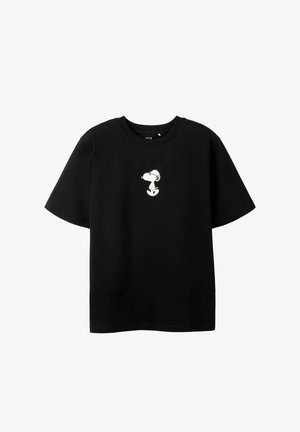 LMTD, T-SHIRT SNOOPY LOOSE FIT UNISEX - Camiseta estampada - black