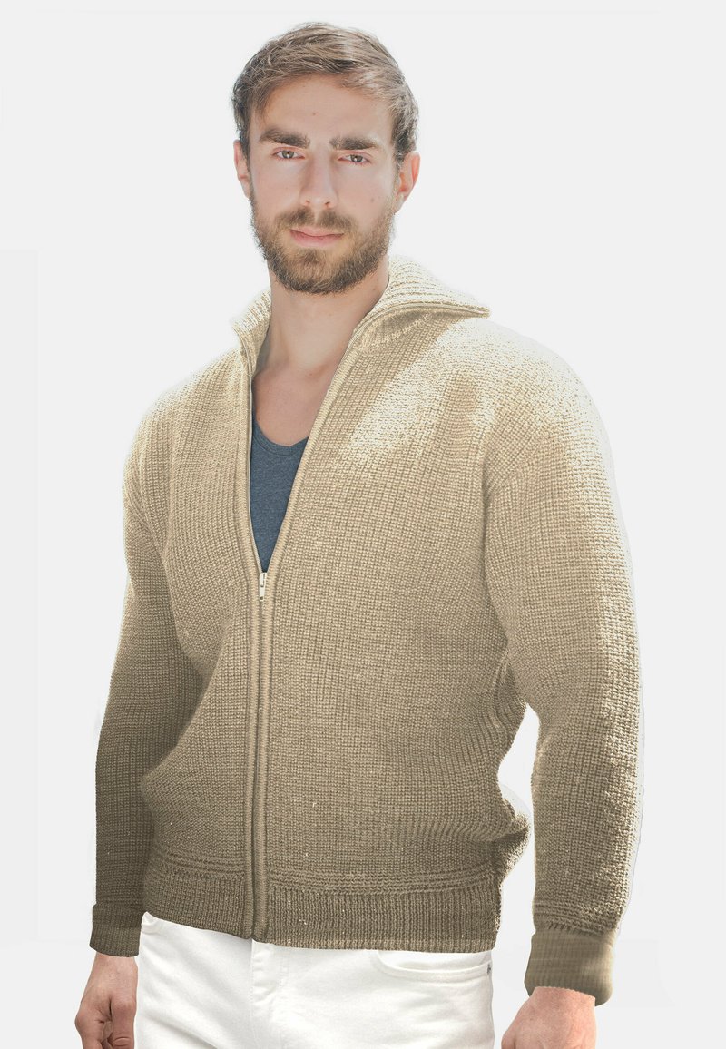 Herren Strickjacken | Blauer Peter TROYER Strickjacke beigemeliert/beige-meliert - ZR13910 Herren Strickjacken | Blauer Peter TROYER Strickjacke beigemeliert/beige-meliert - ZR13910