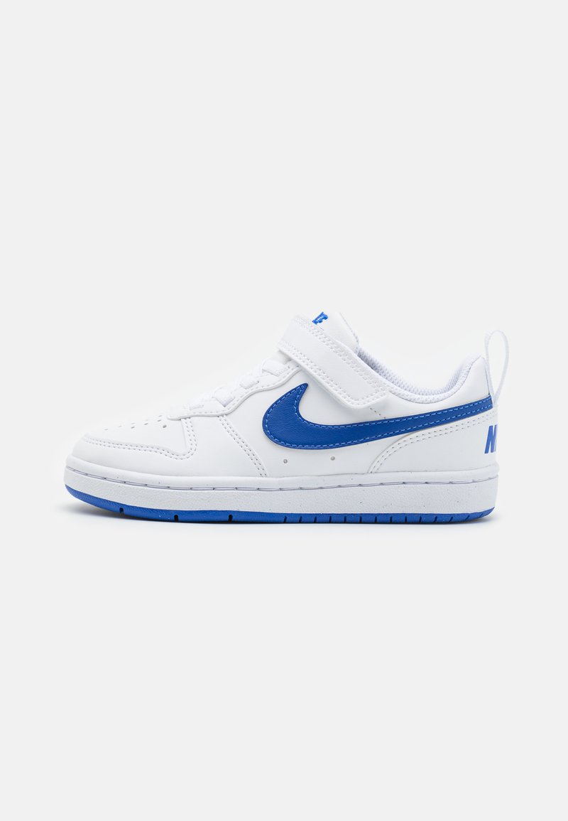 Nike Sportswear COURT BOROUGH LOW UNISEX - Sneakers laag - white/hyper royal
