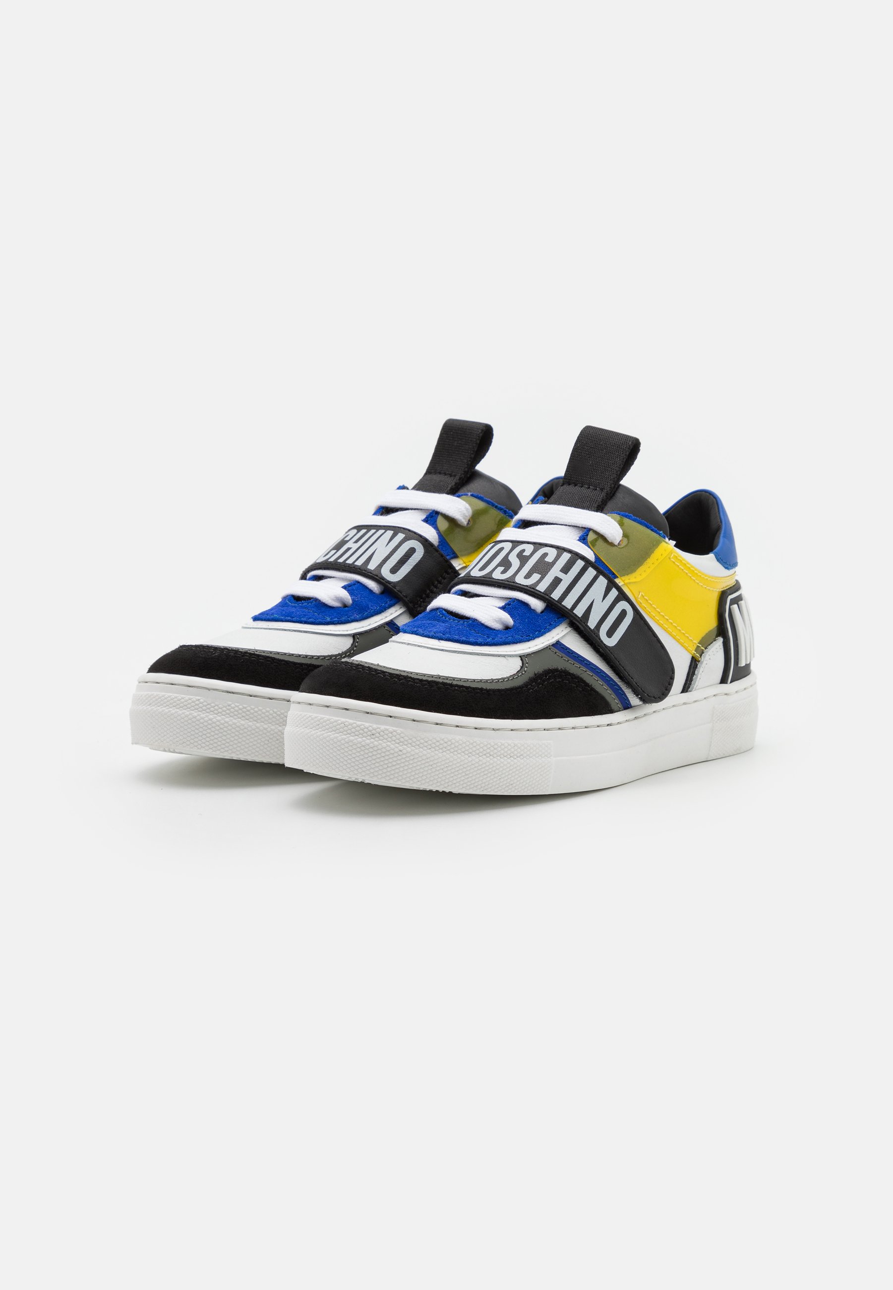 MOSCHINO UNISEX - Sneakers basse - black/white/bluette/yellow/multicolore -  Zalando.it
