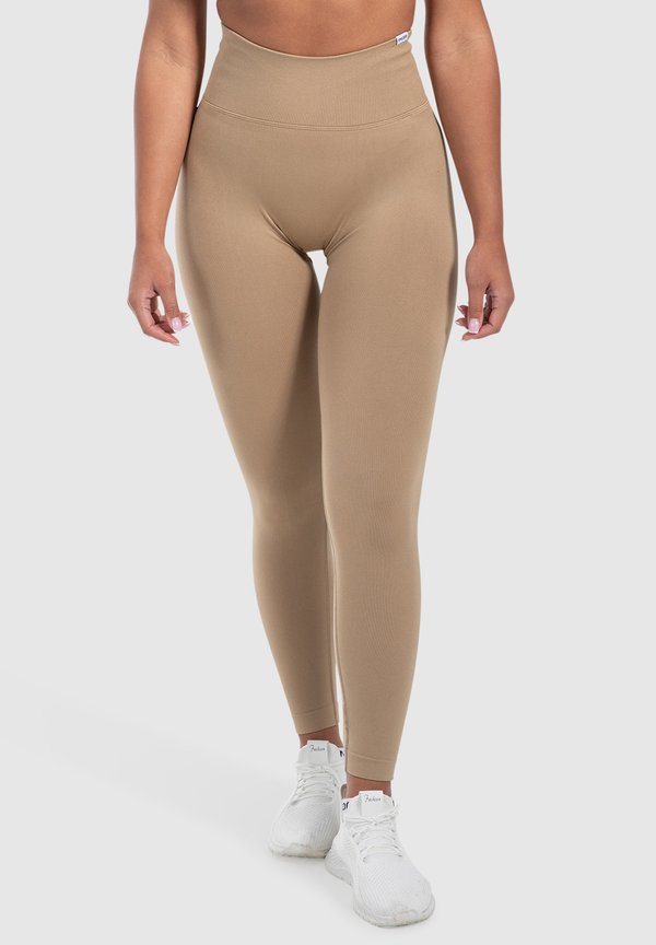 LEGGINGS INVISIBLE SCRUNCH SEAMLESS ELIN - Tights - beige