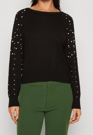 Strickpullover - black