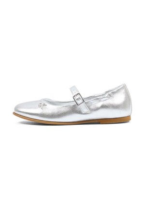 Ballerine con cinturino - silver