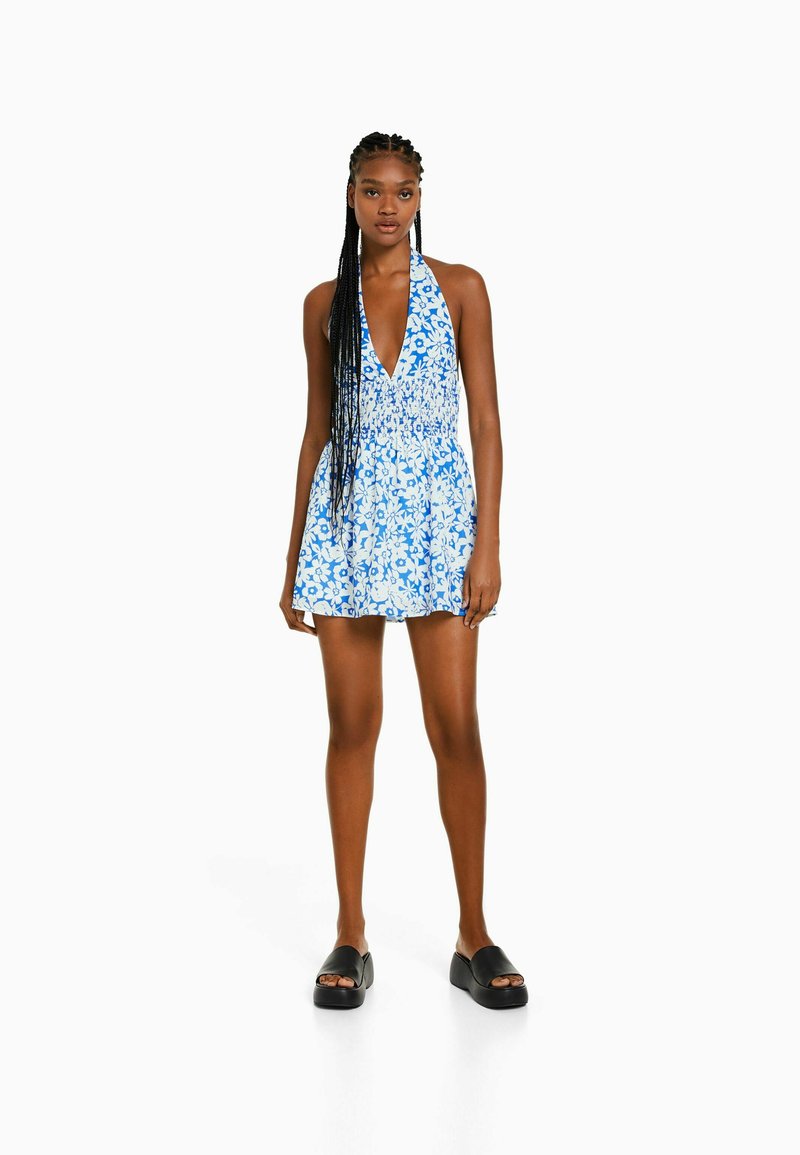 Bershka Jurk donkerblauw Bershka Jurk donkerblauw