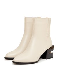 Cesare Gaspari BLOCK HEEL  - Botine clasice - beige