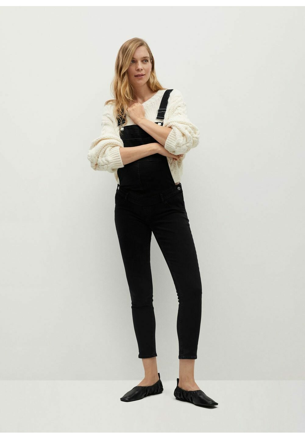 Mango Salopette - black denim/nero denim - Zalando.it