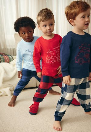 Next, SET 3 PACK - Pyjama - red navy blue vehicle