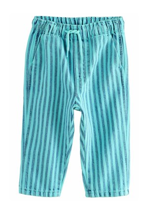 PULL ON LIGHTWEIGHT - Jean boyfriend - blue stripe denim