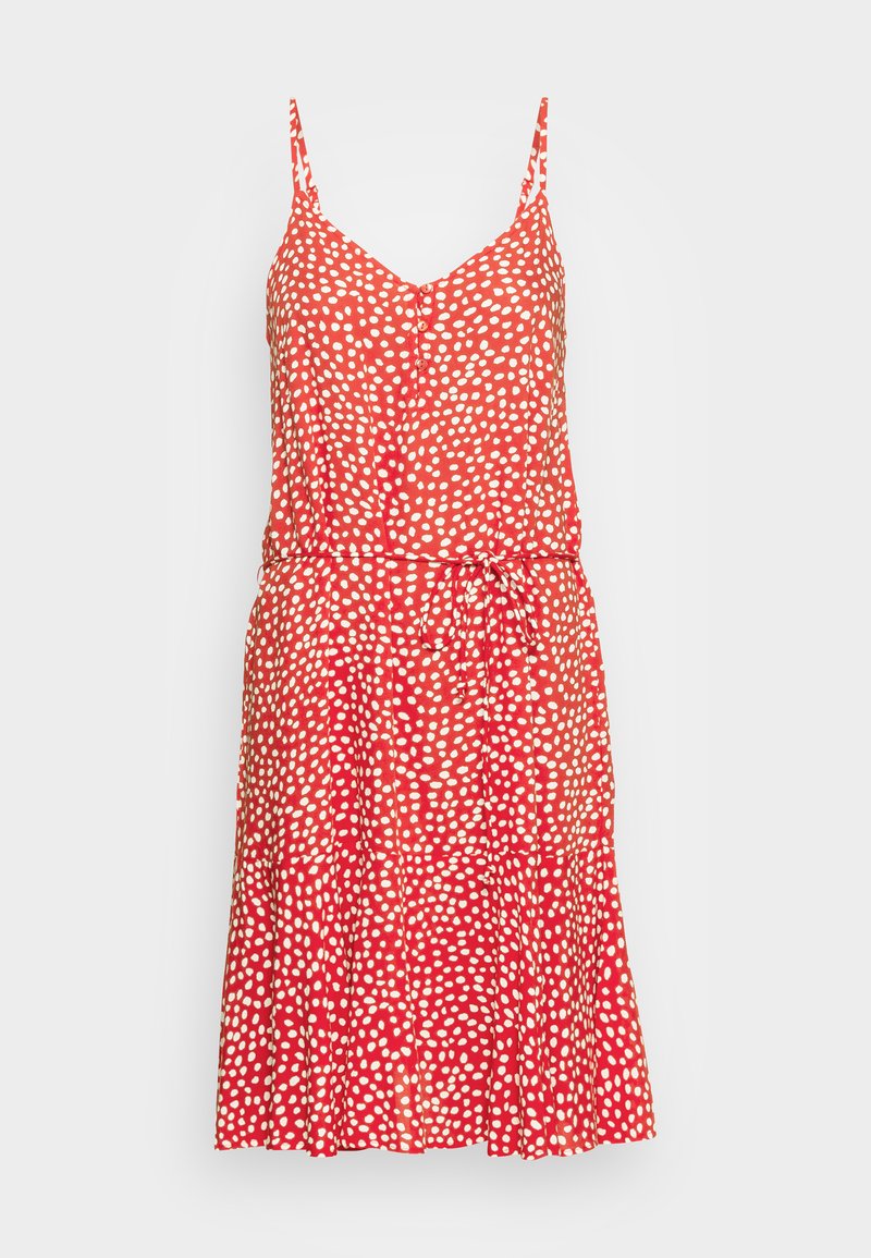 Pieces Blousejurk rood