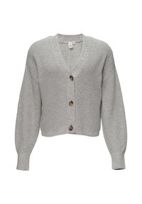 Cardigan - grau meliert