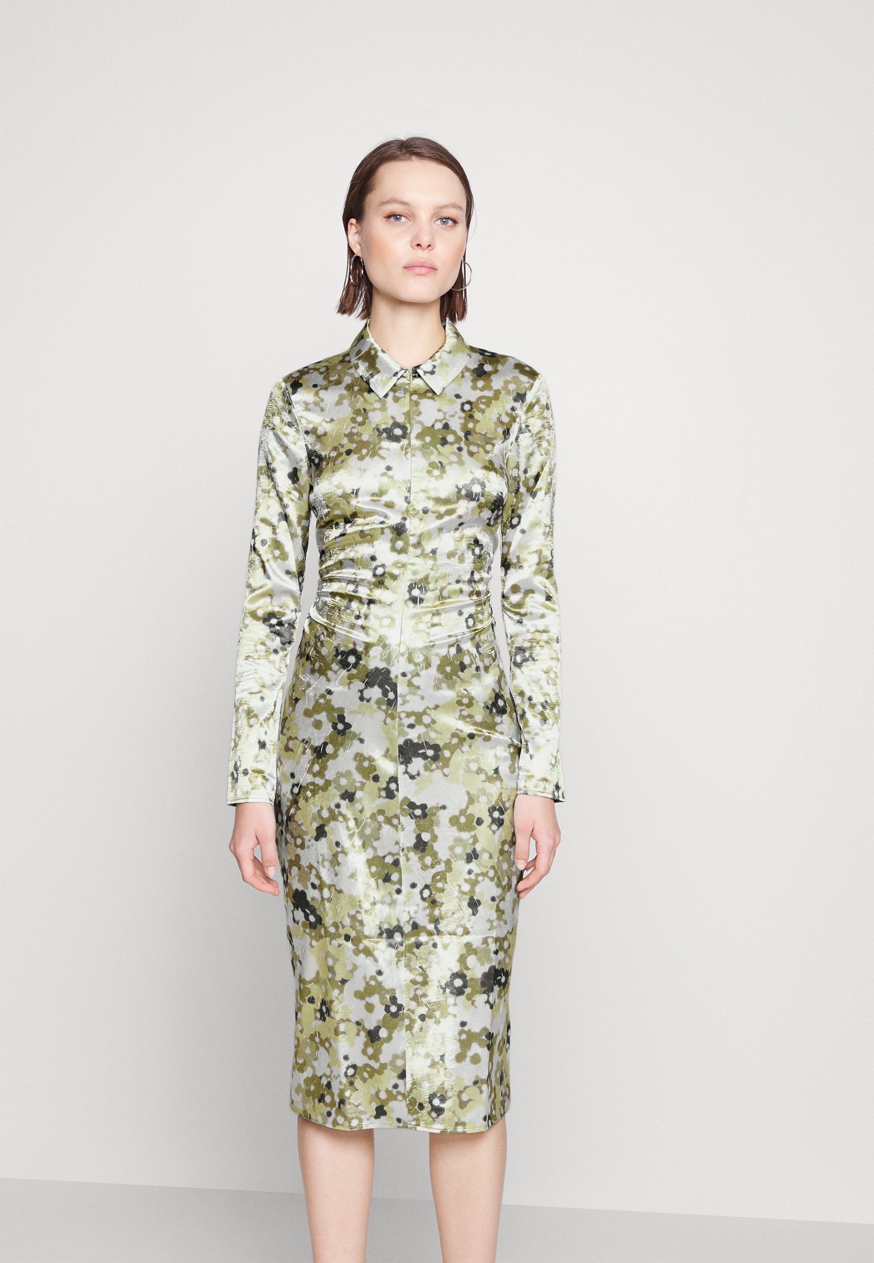 Samse Samse IVANA DRESS - Shirt dress - green - Zalando.ie
