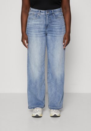 CAREMMY WIDE - Relaxed fit jeans - light blue denim