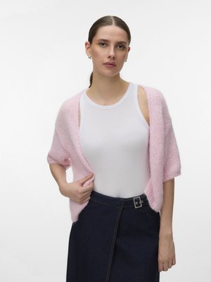 Vero Moda MAYBE OPEN CARDIGAN NOOS - Kardigán - parfait pink