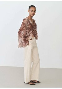 Mango BUTCHER - Bluse - brown