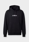 ESSENTIALS LINEAR HOODIE - Hoodie - black/white