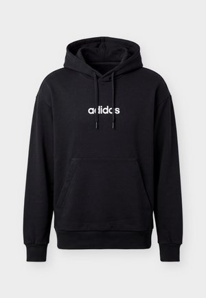 adidas Sportswear, ESSENTIALS LINEAR HOODIE - Kapuzenpullover - black/white