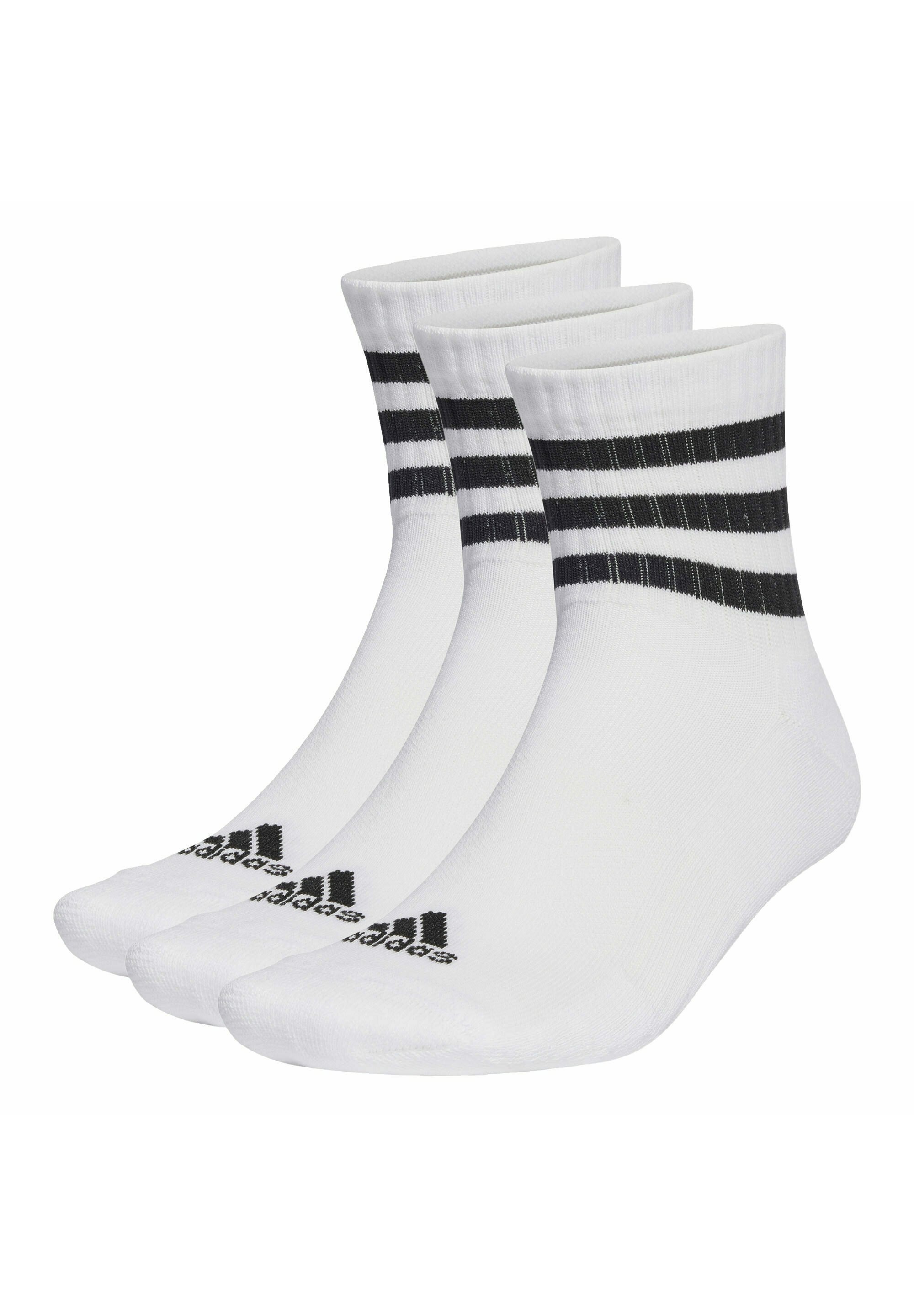 adidas Performance 3-STRIPES CUSHIONED MID-CUT Sports socks