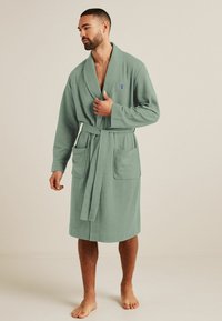 Next - LIGHTWEIGHT WAFFLE - Bademantel - sage green Thumbnail-Bild 1