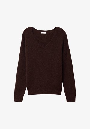 Cache Cache, PULL MIT V-AUSSCHNITT - Pullover - marron foncé