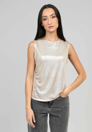 ALEDALI MOTHER-OF-PEARL - Débardeur - nacre