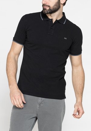 Carrera Jeans, POLO CONTRAST TIPPING - Polo - black